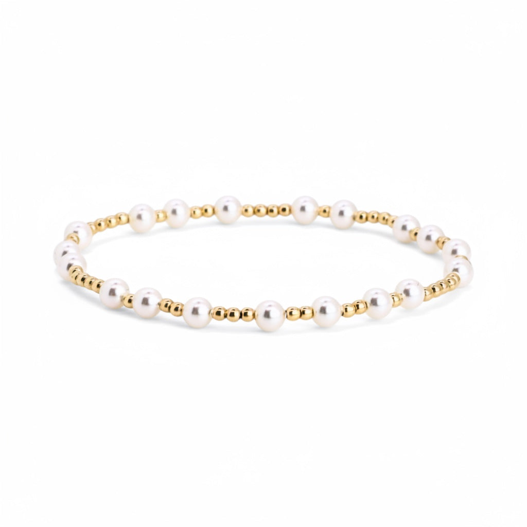 Hope’s Promise 4mm Pearl, 2mm Gold