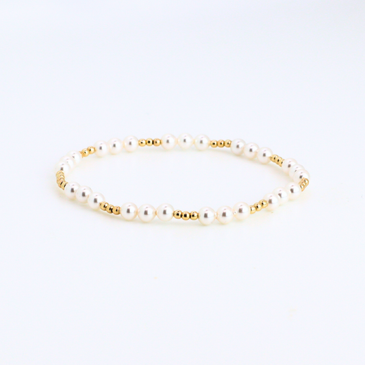 Trinity – Pure Grace, 2mm Gold & 4mm Pearl