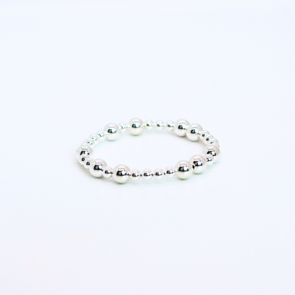 HOPES PROMISE 5mm Bead Bracelet, Sterling Silver