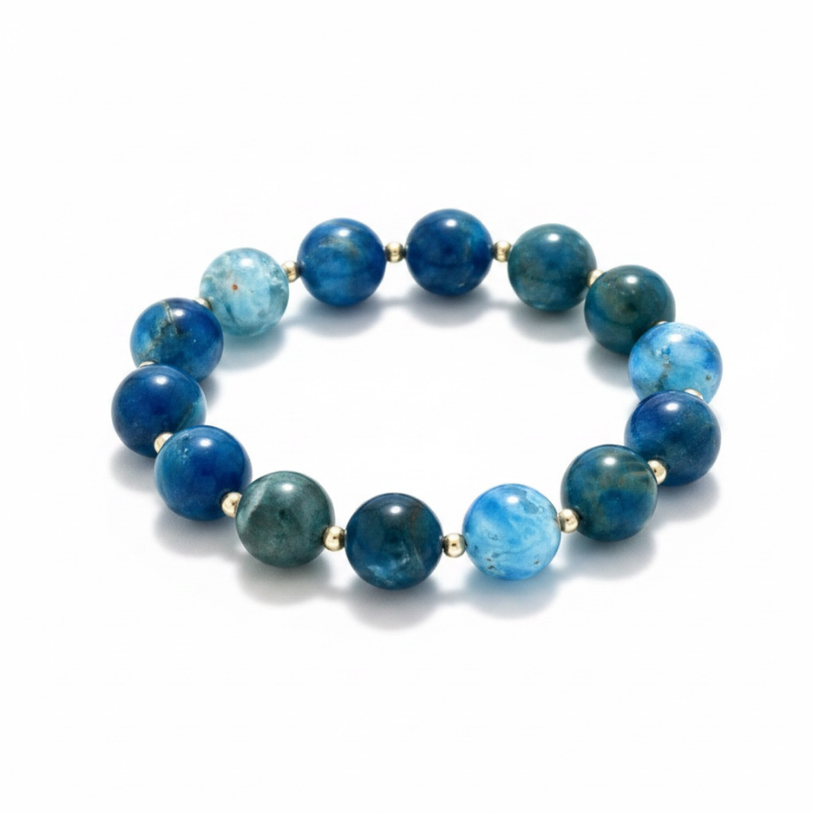 Energized Apatite 12mm Bracelet