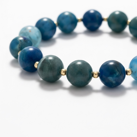 Energized Apatite 12mm Bracelet