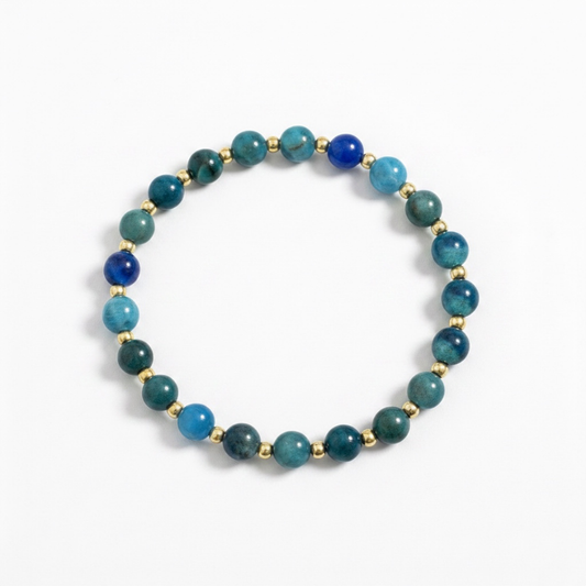 Petite Energized Apatite 6mm Bracelet