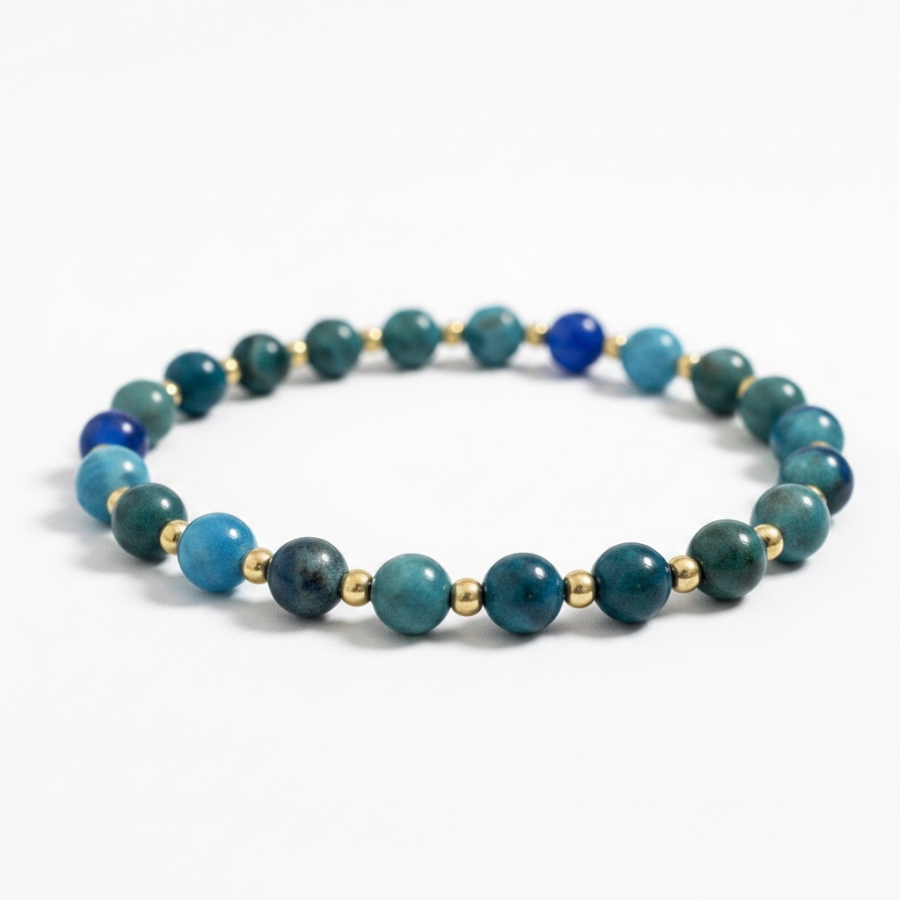 Petite Energized Apatite 6mm Bracelet