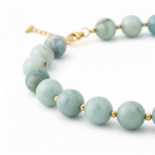 Calm By Nature, Aquamarine Necklace