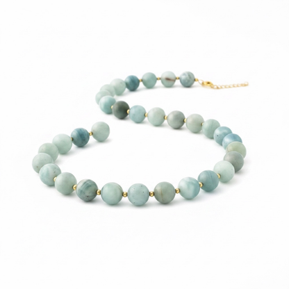 Calm By Nature, Aquamarine Necklace