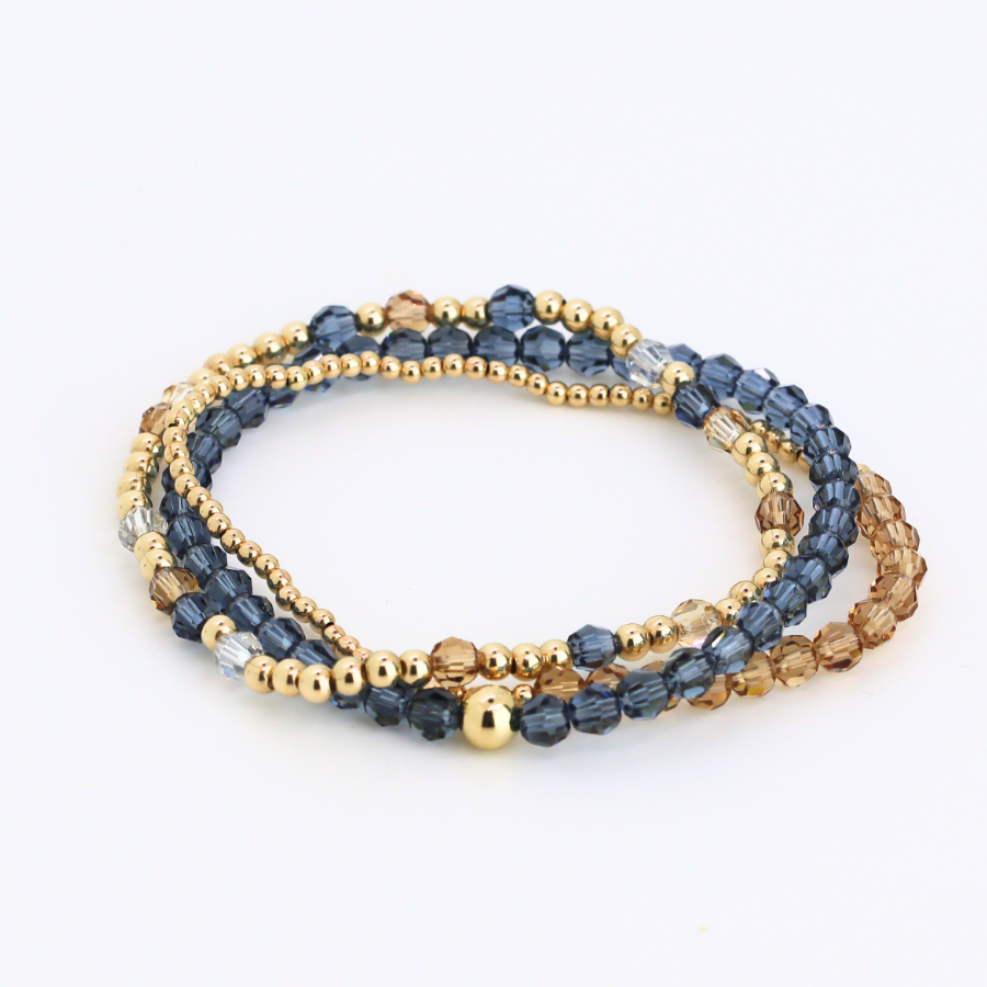 Hope’s Promise – 4mm Amber Glow & Denim