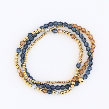 Hope’s Promise – 4mm Amber Glow & Denim