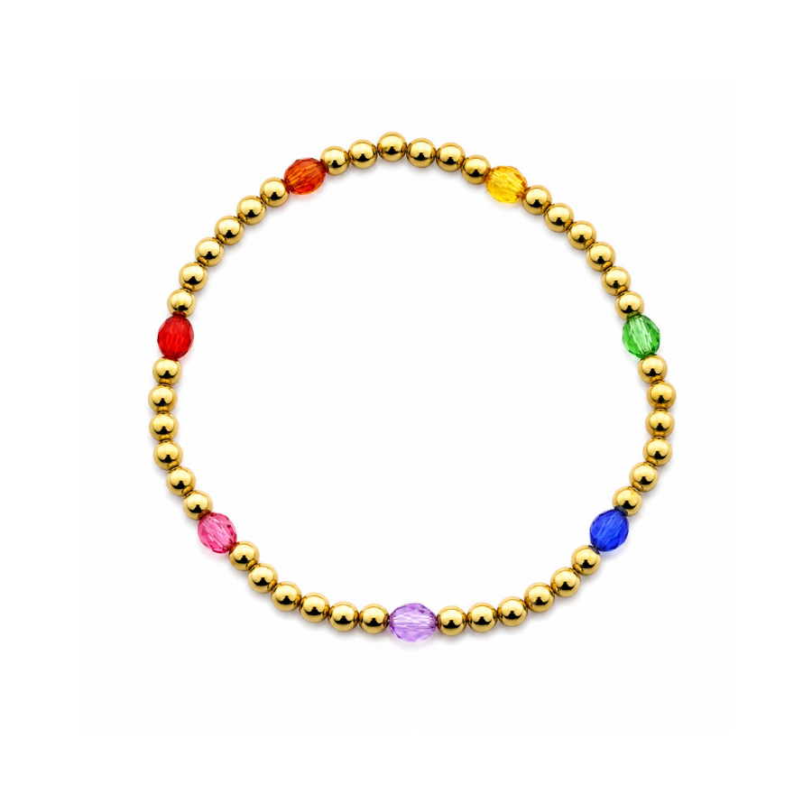 Girls, Rainbow Bracelet