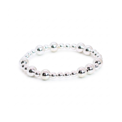 HOPES PROMISE 5mm Bead Bracelet, Sterling Silver