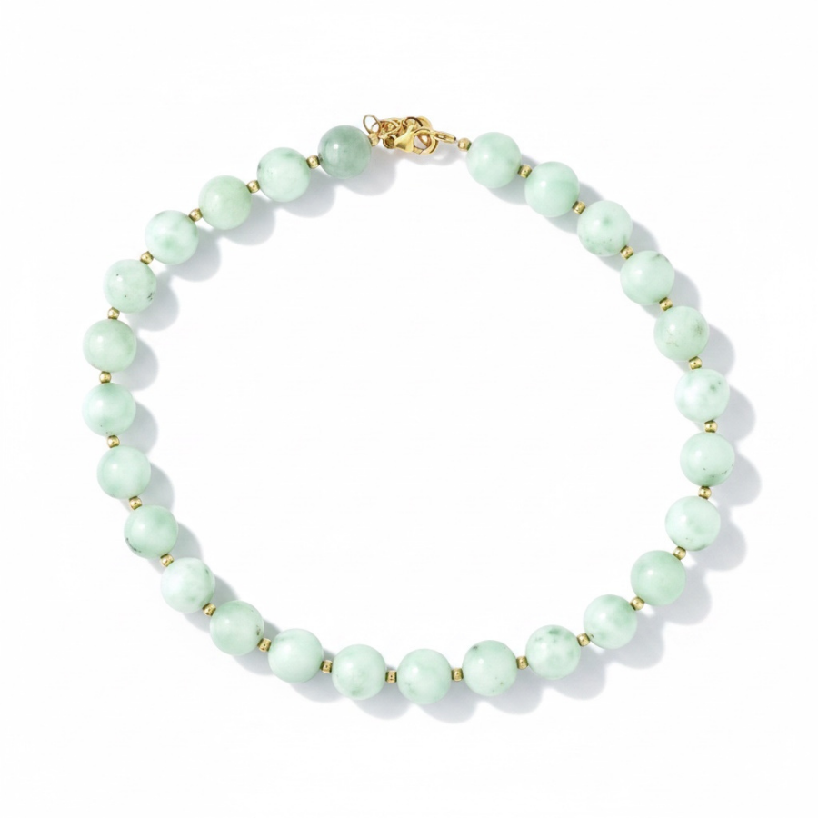 Protected By Nature - Green Angelite Necklace