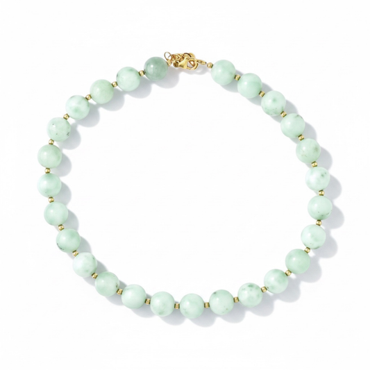 Protected By Nature - Green Angelite Necklace