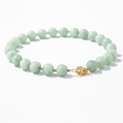 Protected By Nature - Green Angelite Necklace