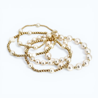 CLASSIC 2mm Gold, 6mm Pearl