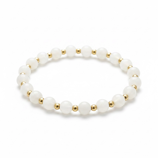 Petite Calm Moonstone 6mm Bracelet