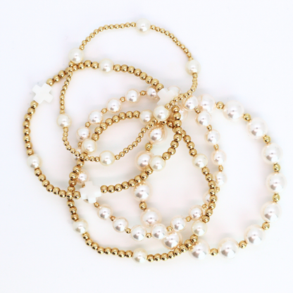 CLASSIC 3mm Gold, 6mm Pearl