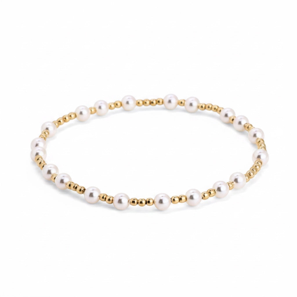 Hope’s Promise 4mm Pearl, 2mm Gold