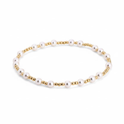 Hope’s Promise 4mm Pearl, 2mm Gold