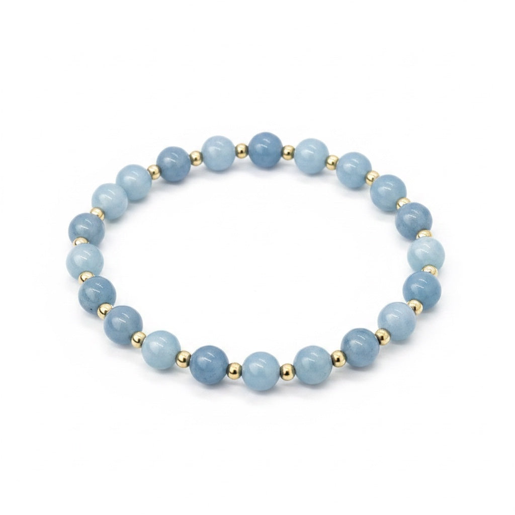 Petite Calm 6mm Aquamarine Bracelet