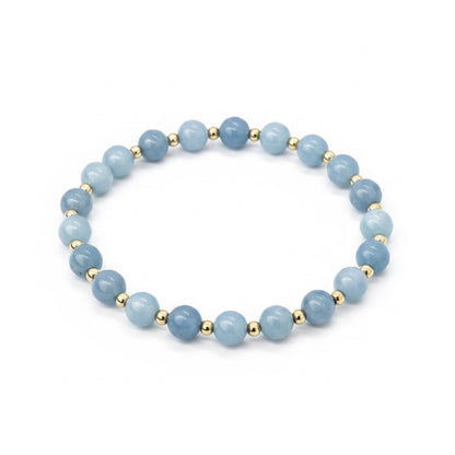 Petite Calm 6mm Aquamarine Bracelet