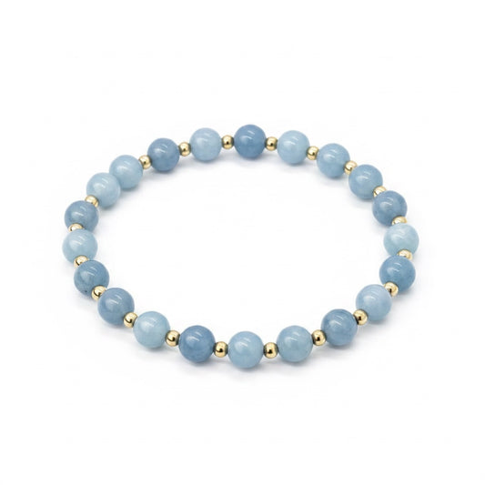 Petite Calm 6mm Aquamarine Bracelet