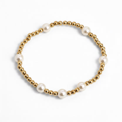 CLASSIC 3mm Gold, 6mm Pearl