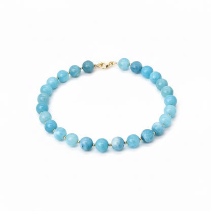 Ease By Nature, 12mm Chalcedony Necklace