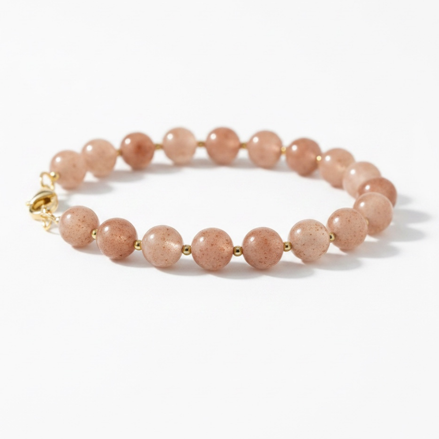 Radiant By Nature, Strawberry Quartz Necklace